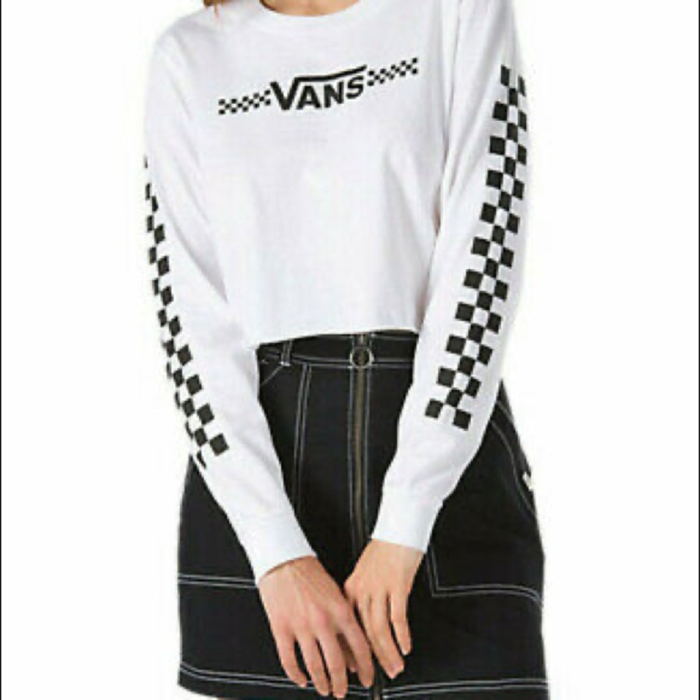 new cropped vans long sleeve
